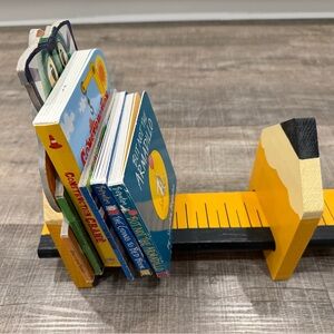 Yellow and Black pencil bookends.
